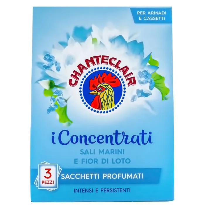Chanteclair Saculeti Parfumati 3 Buc  Sali Marini E Fior Di Loto