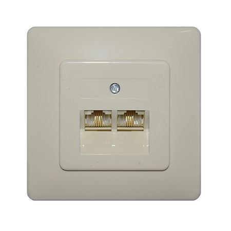 Priză UTP 8P4C dublă 01-7110