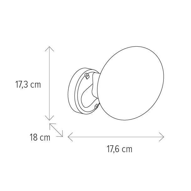Aplica Exterior Led 12w Senzor Ossett Kl121015 Klausen