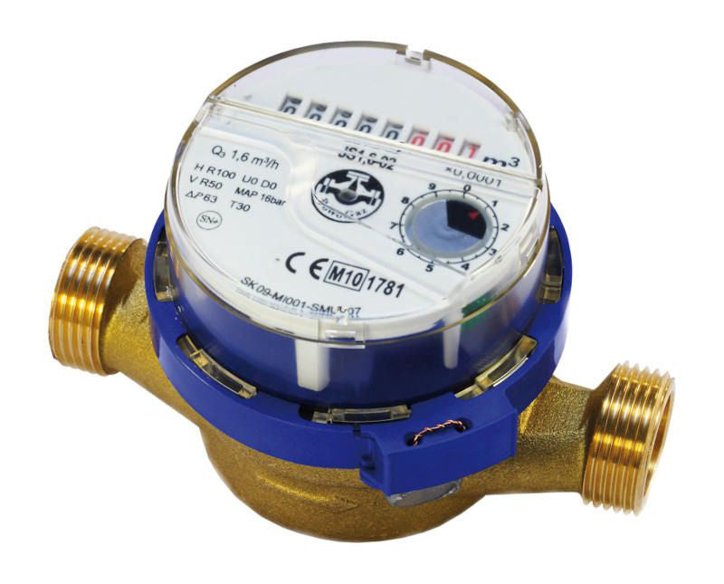 Contor Monojet  1" Cu Cadran Uscat Antimagnetic Apator Js 2,5 Smart+