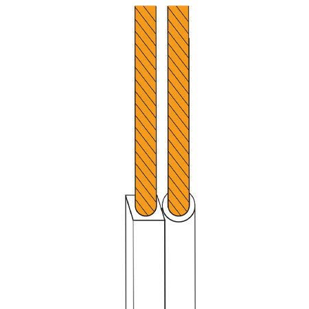 Cablu difuzor rolă 25 m EDC 04-0810/25