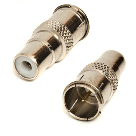 Adaptor F tată - RCA mamă cu montaj rapid 05-0928/1