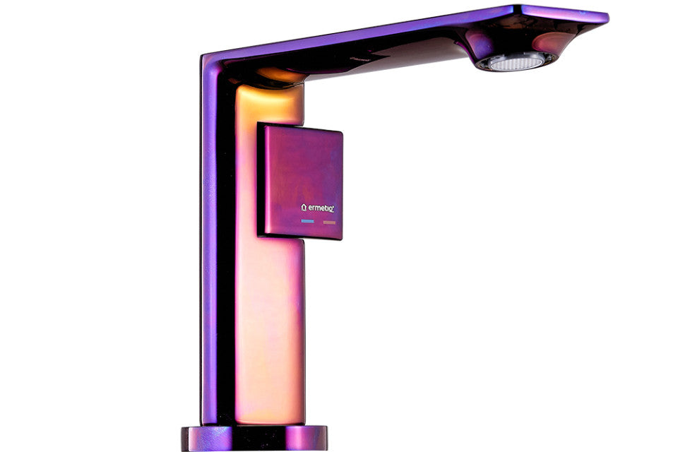 Baterie lavoar Ermetiq FLAT PURPLE violet din alamă cu cartuș ceramic