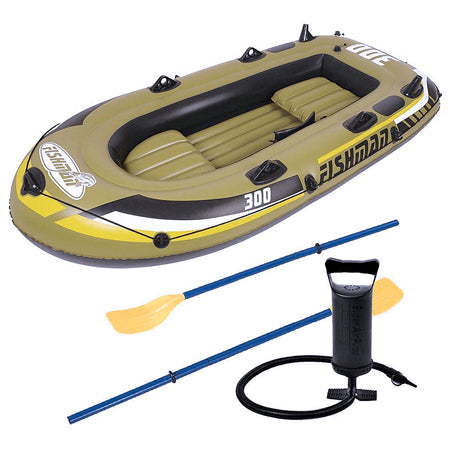 Barcă gonflabilă Fishman 300 pentru 2 adulți și 1 copil, PVC, 265 kg 07208-1