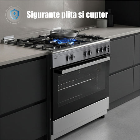 Aragaz Pe Gaz Samus, 5 Arzatoare, 92l , Aprindere Electrica,  90cm