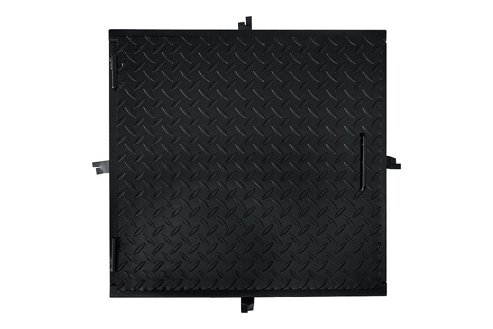 Capac Camin Apa Negru / Gri 1000x1000 Cu 2 Usi