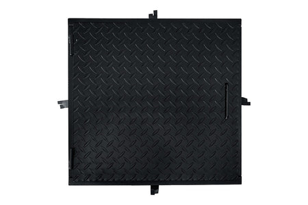 Capac Camin Apa Negru / Gri 1000x1000 Cu 2 Usi