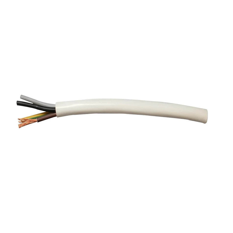 Cablu Electric 4x2.5 Alb H05vv-f