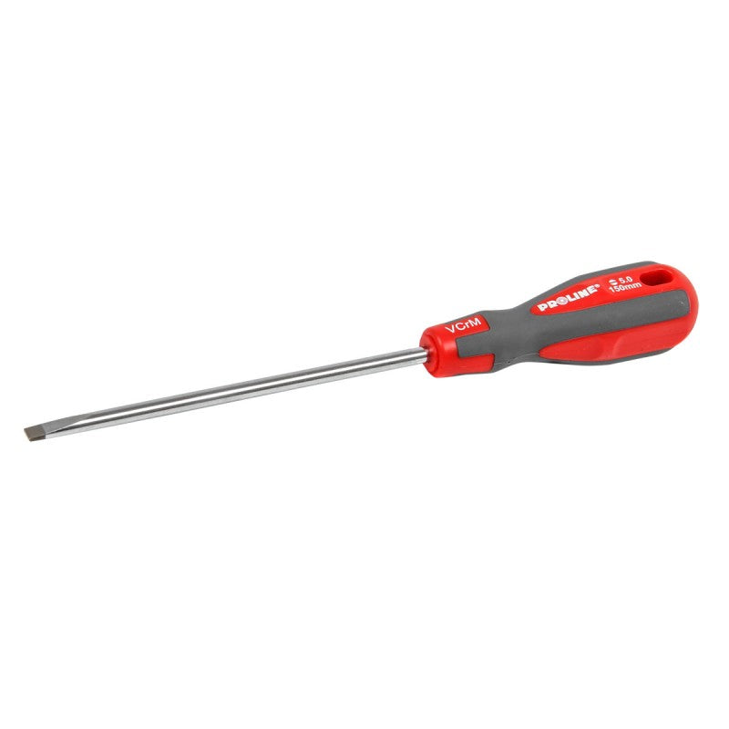 Șurubelniță plată Proline CR-VA-MO cu mâner soft-touch