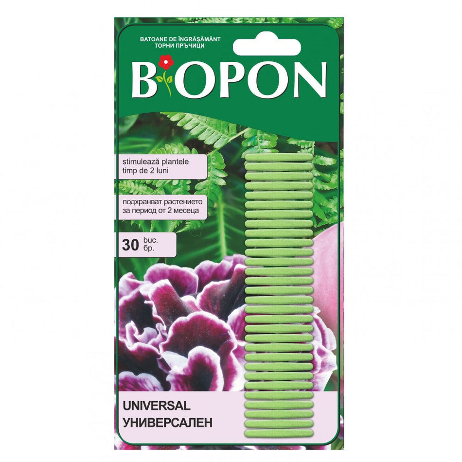 Ingrasamant Universal Sticks Biopon, 30 Pcs