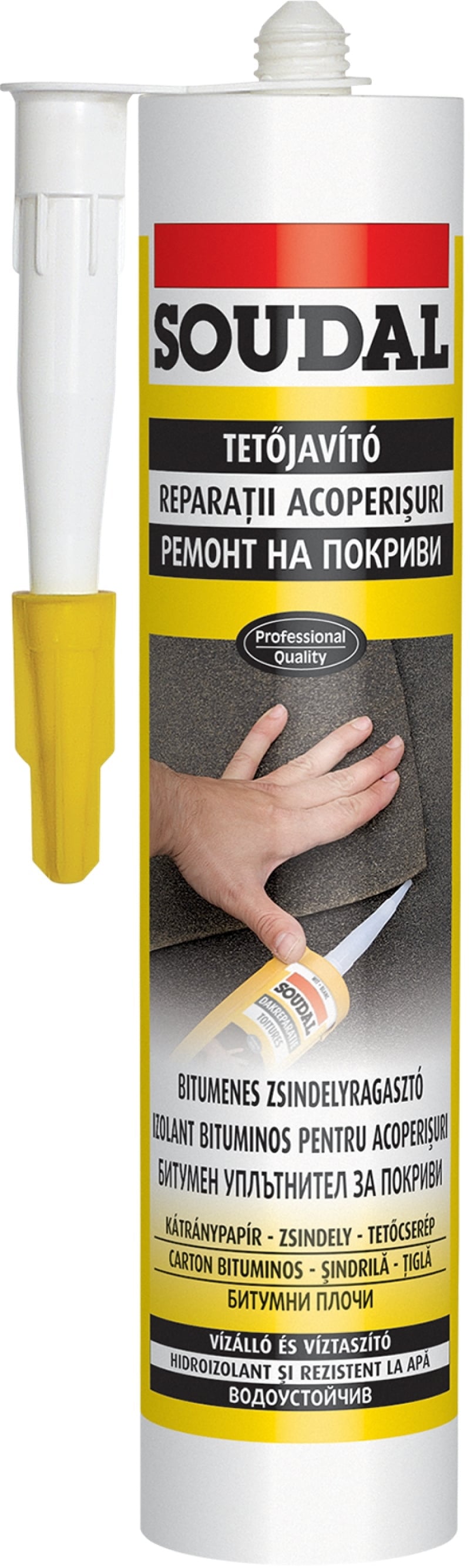 Mastic Bituum, 280ml, Roofrepair
