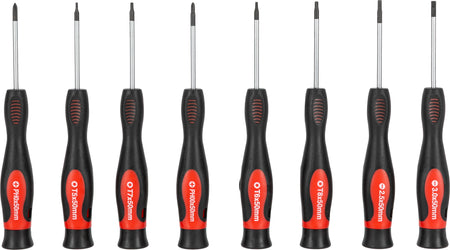 Set șurubelnițe S2, mâner soft-touch, cu stand, 37 piese PROLINE 10687