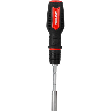 Set vârfuri și tubulare cu șurubelniță 25 piese pentru PH, plat, hex și torx PROLINE 10716