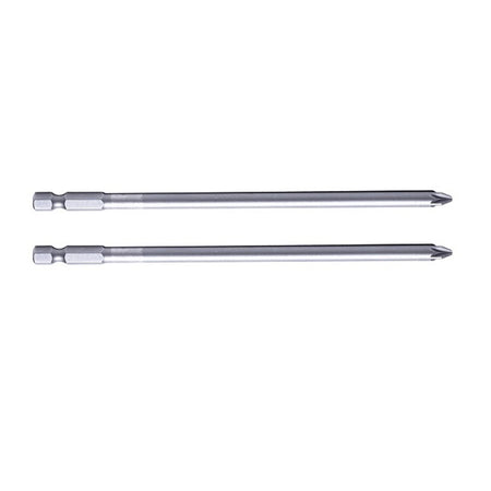 Vârfuri Pozidriv 1/4 inch 100 mm set 2 bucăți PROLINE