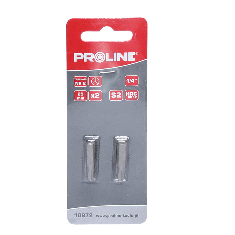 Set vârfuri tri-wing PROLINE 25 mm, 2 bucăți
