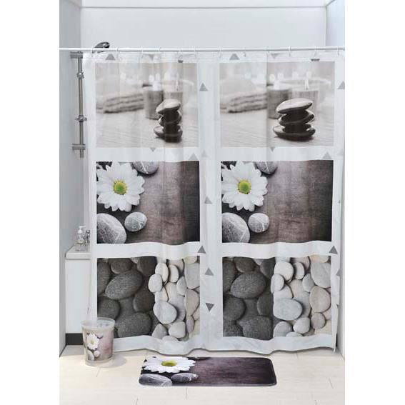 Set 4 Covoare Baie + Perdea Dus Eng