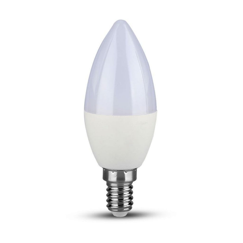 Bec LED E14 Lumânare 7W Alb cald V-TAC