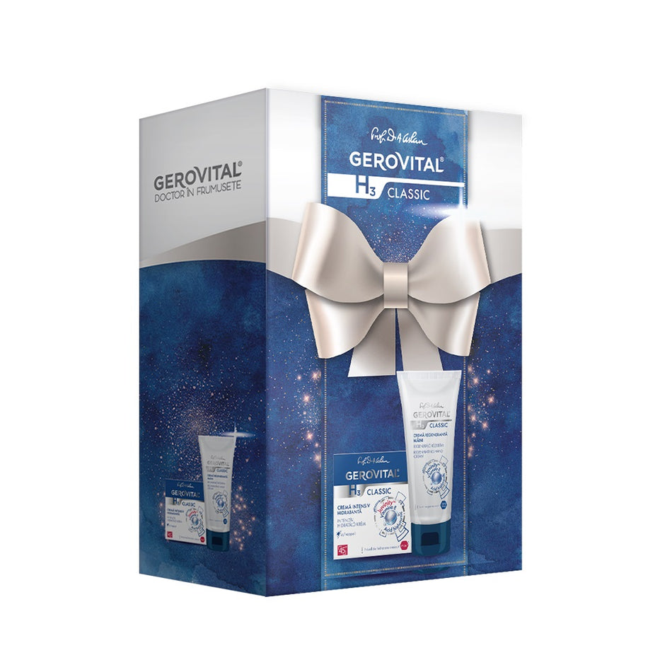 Caseta Gh3classic Crema Intensiv Hidratanta Zi 50ml, Crema Maini 100ml