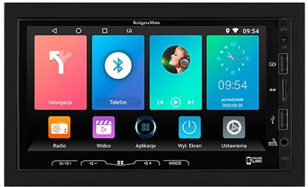 Player Auto 2 Din 4x45w Android 13 Kruger&mat