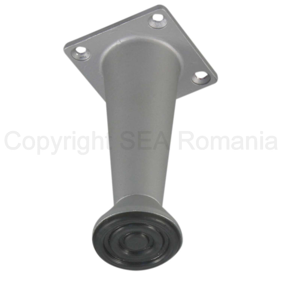 Picior Metalic Reglabil H100mm - Cromat Satinat