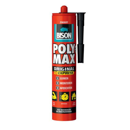 Adeziv și etanșant universal MS polimer 425g, uz interior/exterior, elastic permanent, BISON