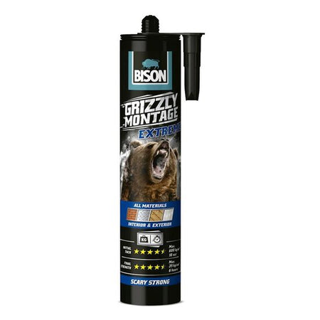 Adeziv montaj MS polimer BISON Grizzly Montage Extreme alb 435g