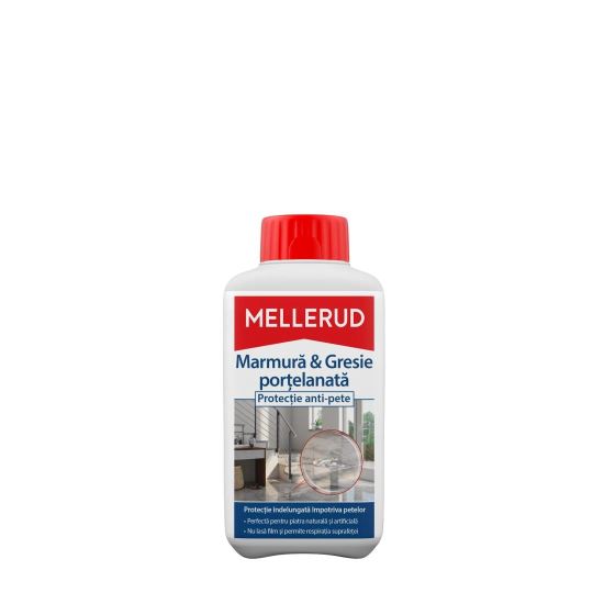 Soluție pentru protecția suprafețelor din marmură și piatră naturală, 0,5L MELLERUD