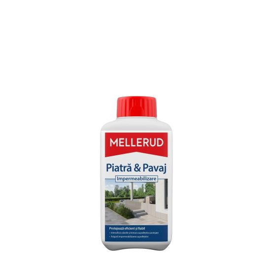 Soluție pentru protecția suprafețelor din piatră, 0,5L - MELLERUD