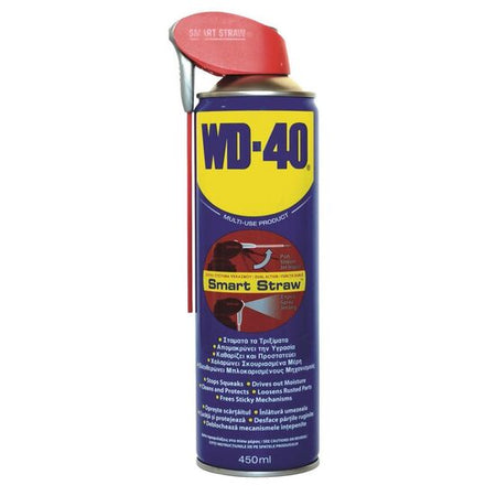 Lubrifiant multifuncțional WD-40 Smart Straw 450 ml spray întreținere mecanică
