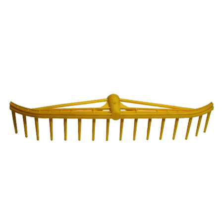 Greblă plastic cu întăritură, 16 dinți, 550×80 mm, compatibilă mânere - POLONIA 12250