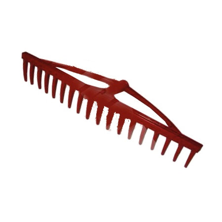 Greblă plastic cu întăritură 18 dinți, 600×80 mm, traversă suplimentară POLONIA 12251
