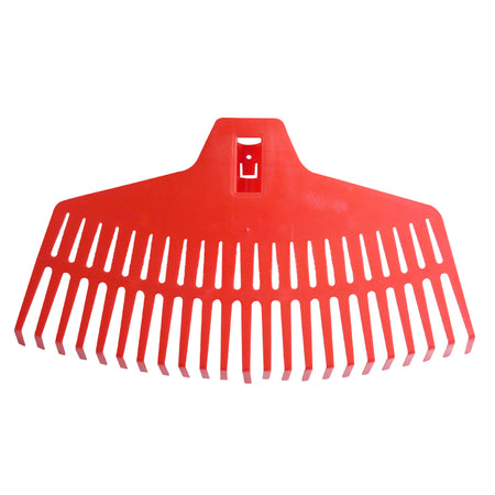 Greblă plastic dreptunghiulară 420 mm, 23 dinți, compatibilă cu mâner Polonia 12253