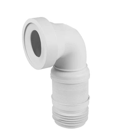 Racord Wc Flexibil-Extensibil Cu Cot La 90 Gr  1225fr