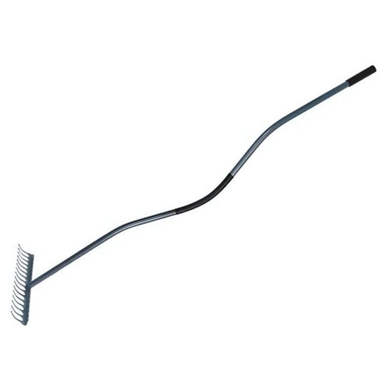 Greblă metalică cu 12 dinți și mâner metalic ergonomic 150 cm Polonia 12277
