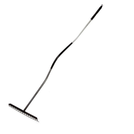 Greblă metalică cu mâner metalic 150 cm, 16 dinți Polonia 12278