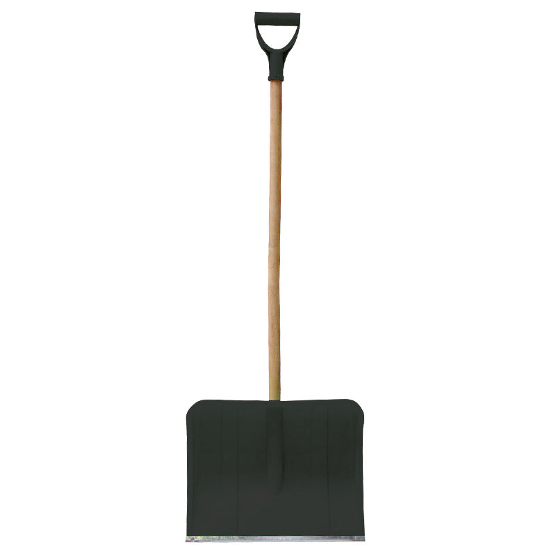 Lopată zăpadă plastic cu mâner lemn 455×360 mm POLONIA 12354