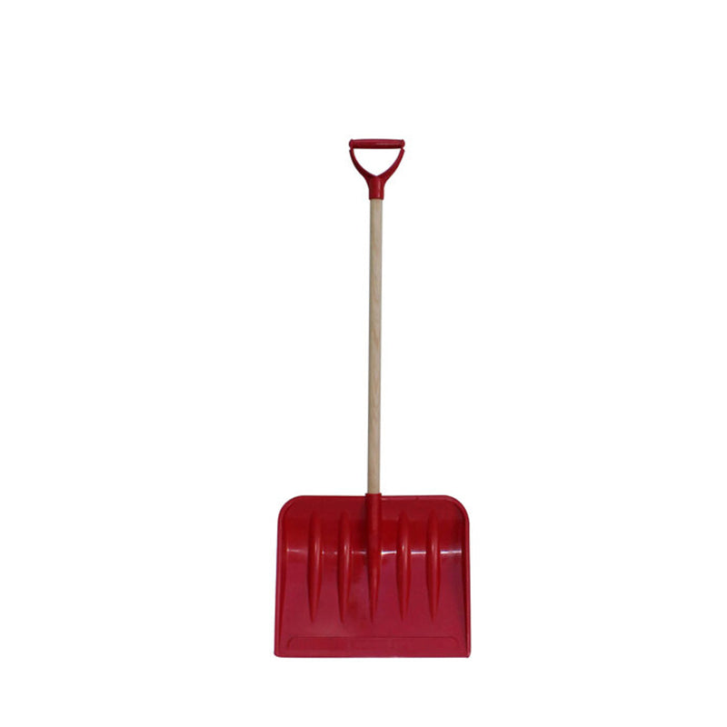 Lopată zăpadă plastic ranforsat cu mâner lemn 445 × 410 mm POLONIA 12363