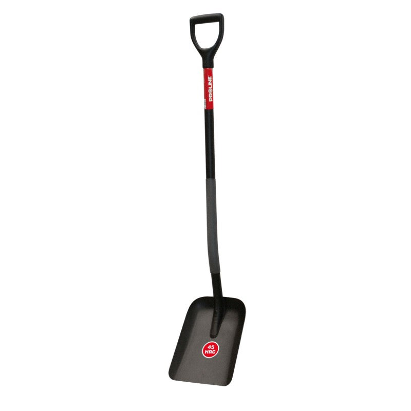 Lopată cu mâner metal tip-DY 230×320 mm, înveliș antiderapant Proline 12373