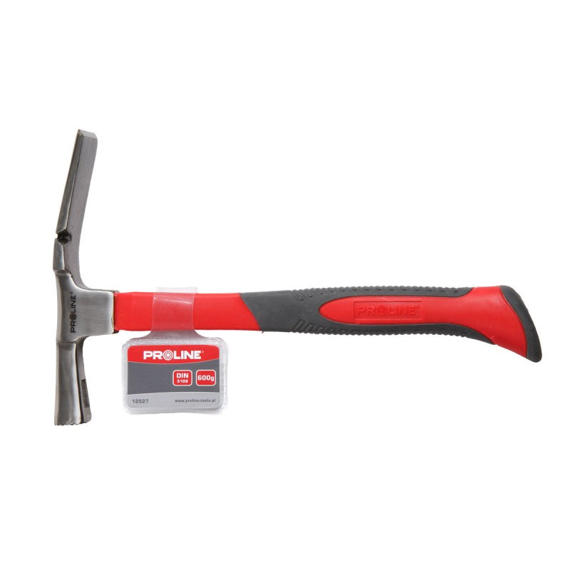 Ciocan zidar ascuțit cu mâner fibră 600 g PROLINE 12527