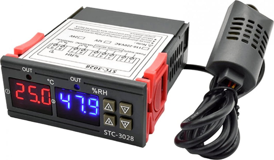 Termostat Temperatura Umiditate Stc-3028 230v