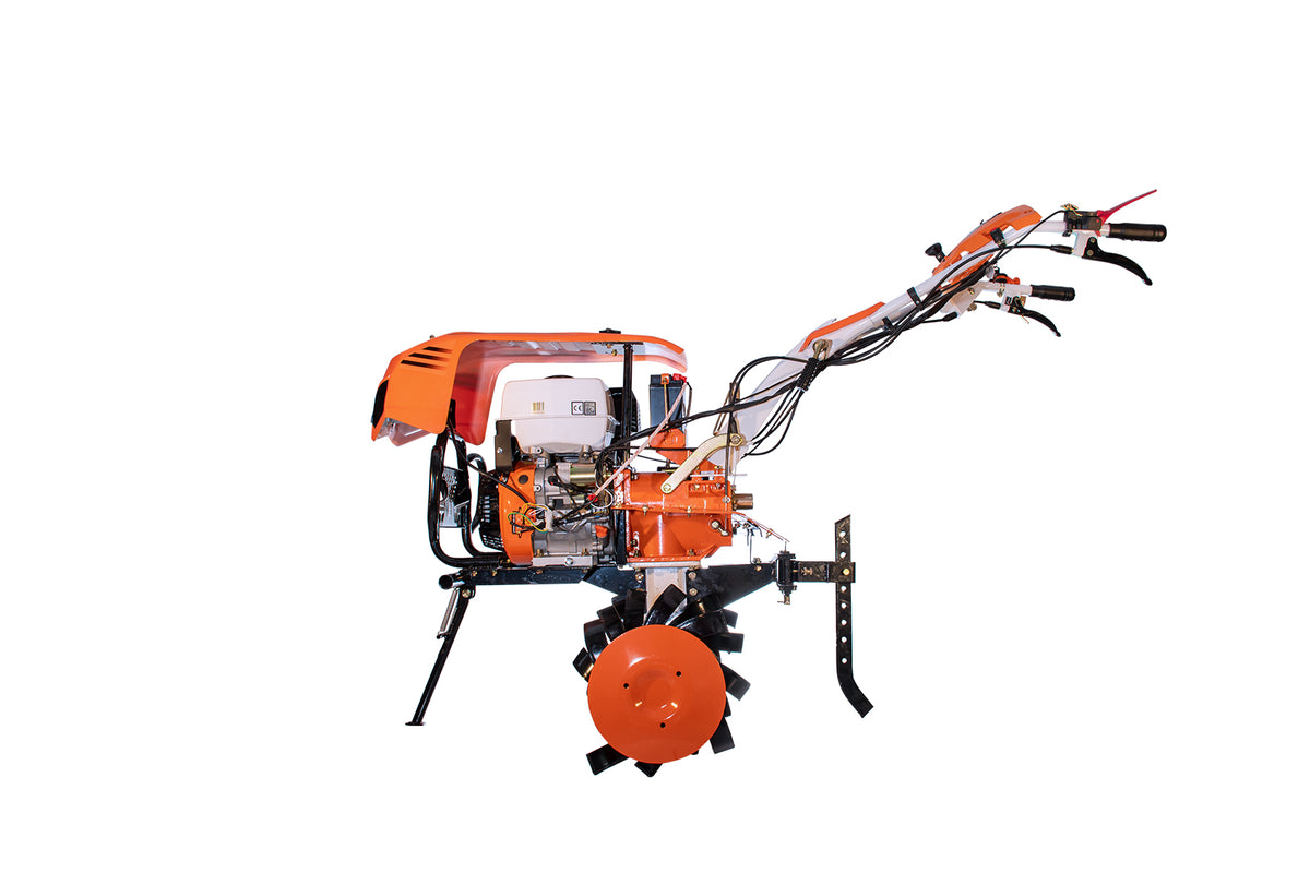 Motocultor RURIS 1300KS + roti cauciuc 5.00-12+plug reversibil rev2+roti metalice 500+set contragreutati 20kg -51