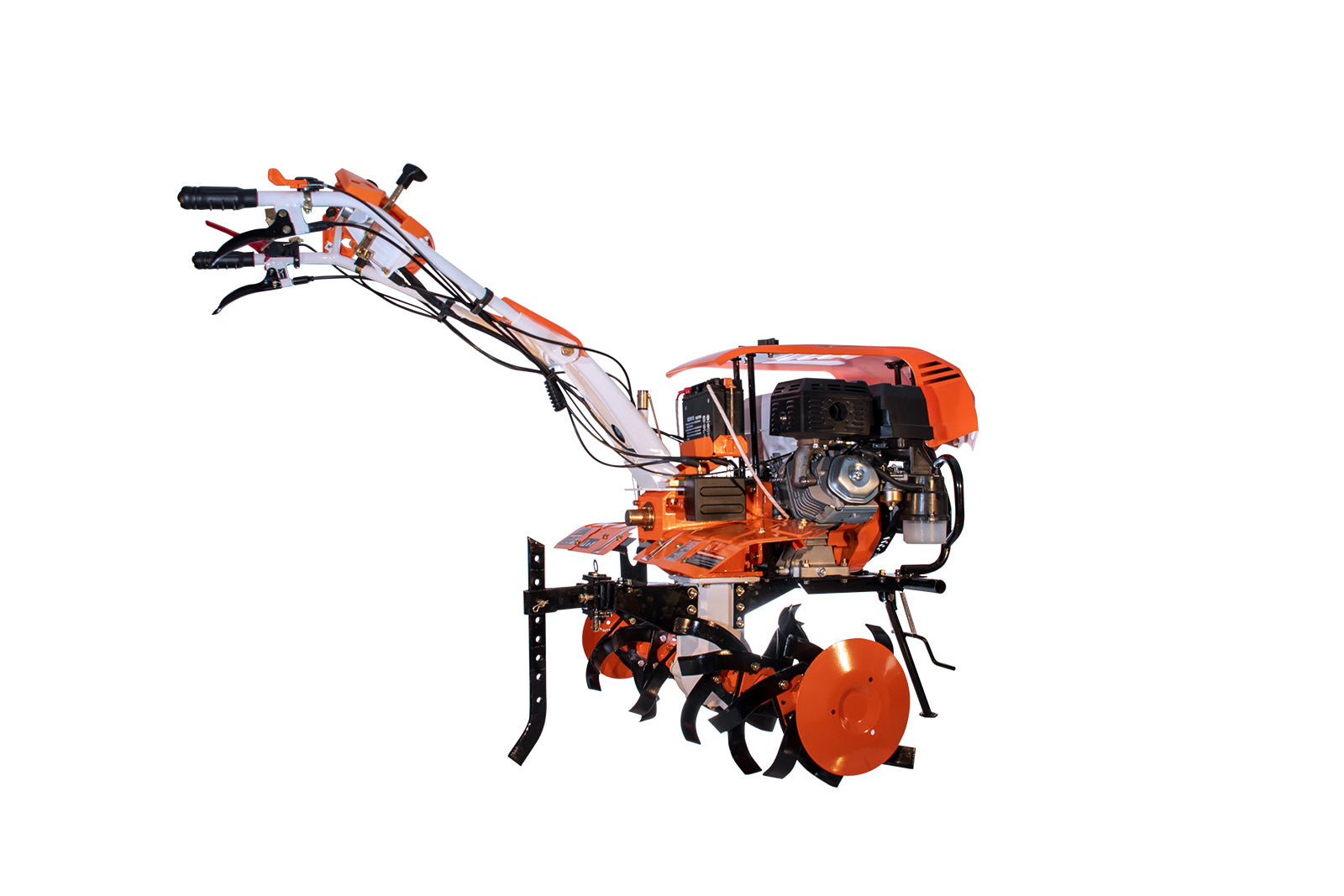 Motocultor RURIS 1300KS + roti cauciuc 5.00-12+plug reversibil rev2+roti metalice 500+set contragreutati 20kg -44