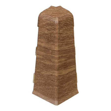 Colț exterior pentru plintă SG 75 din PVC, Polish Oak, set 25 buc