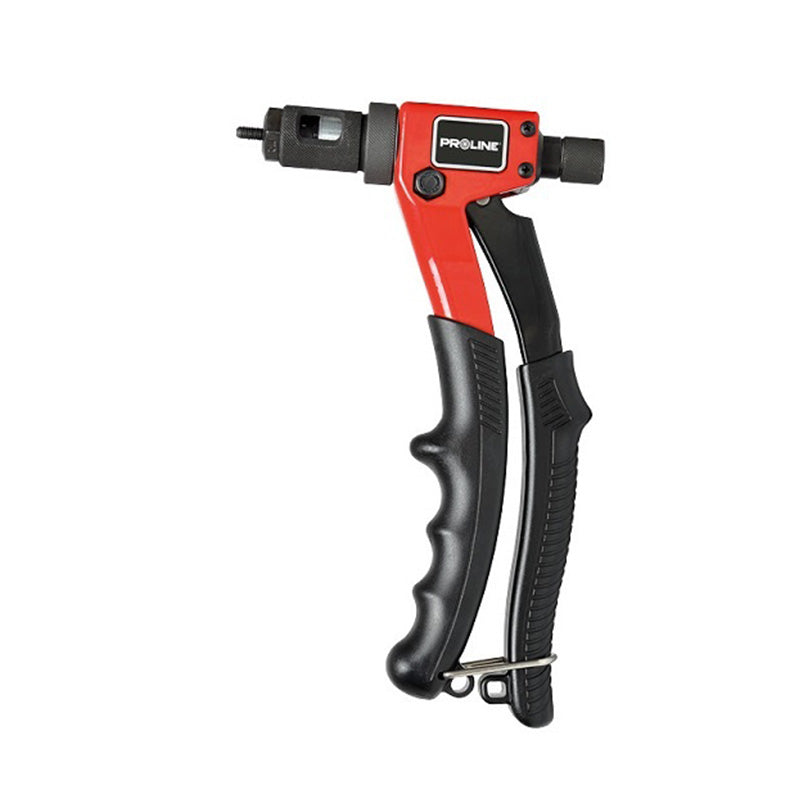 Clește piuliță-nit cu accesorii, 4×10 piese, M3-M6, PROLINE 14011