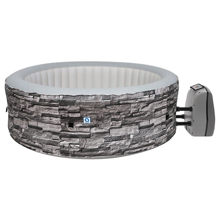 Jacuzzi gonflabil piscină spa 204×70 cm, 6 persoane, panou LCD, pompă 2040 W Avenli 14196EUV32