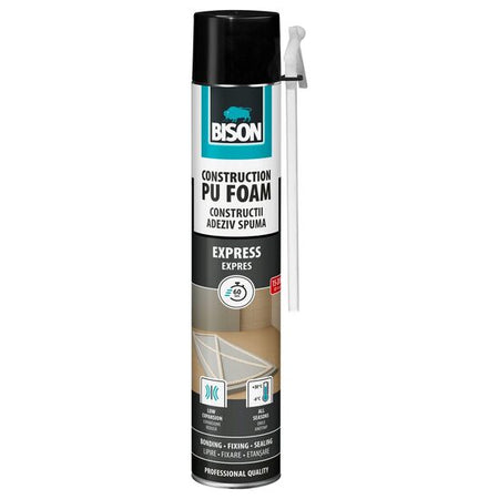Spumă poliuretanică pentru polistiren BISON, adeziv rapid, 700 ml