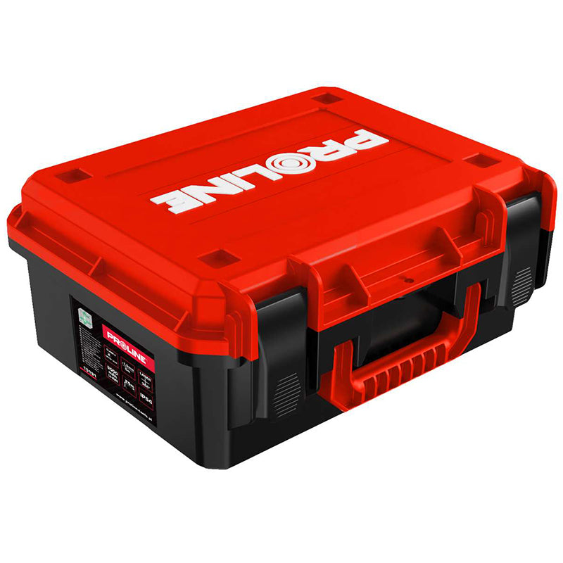 Nivela laser autonivelantă 0.3 mm/1 m, 25 m, 360°/2D, fascicul verde, IP54, acumulator Li-Ion PROLINE 15191