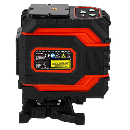 Nivela laser autonivelantă 0.3 mm/1 m, 25 m, 360°/2D, fascicul verde, IP54, acumulator Li-Ion PROLINE 15191