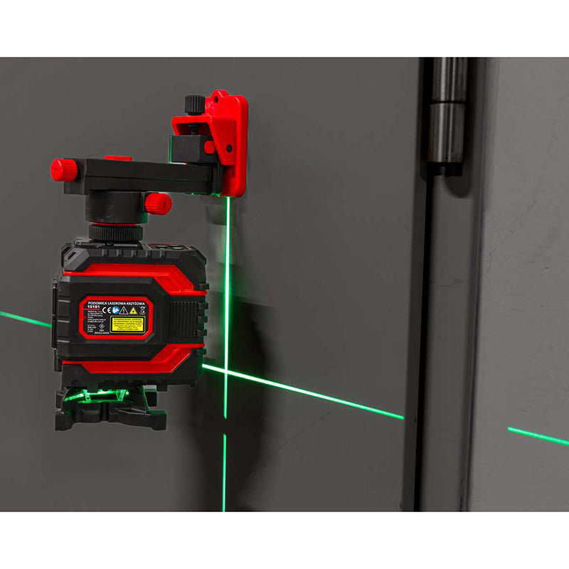 Nivela laser autonivelantă 0.3 mm/1 m, 25 m, 360°/2D, fascicul verde, IP54, acumulator Li-Ion PROLINE 15191