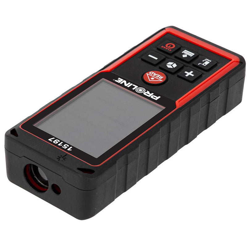 Telemetru laser multifunctional PROLINE cu afisaj iluminat si memorie 99 masuratori, cod furnizor